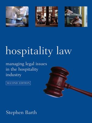 cover image of Hospitality Law